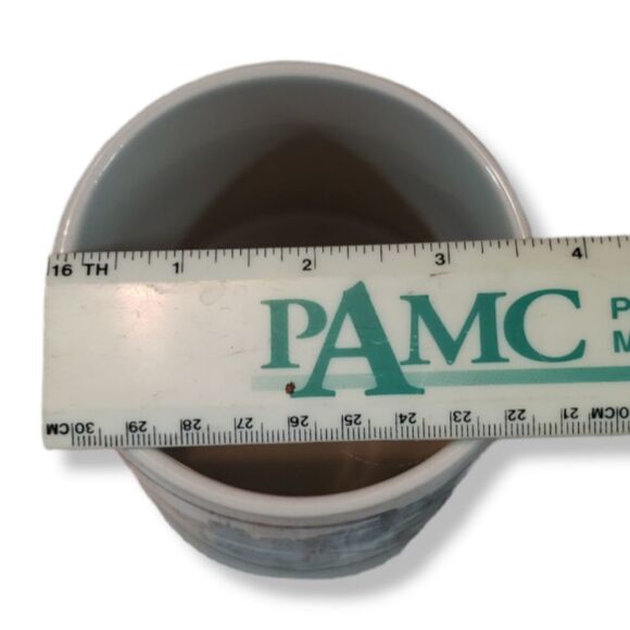 Anthropologie Mug Monogram B Bicycle Drawing By Florence Balducci Cyclist Biking - Picture 5 of 5